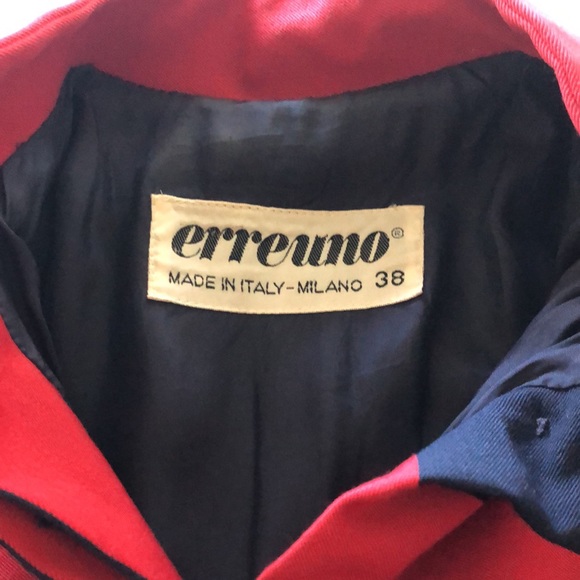 ERREUNO Jacket Made in Italy- Milano Vintage Sz 38 - Picture 3 of 16